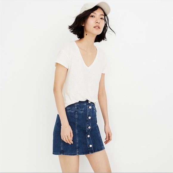 Madewell Mini Skirt - Picture 2 of 8